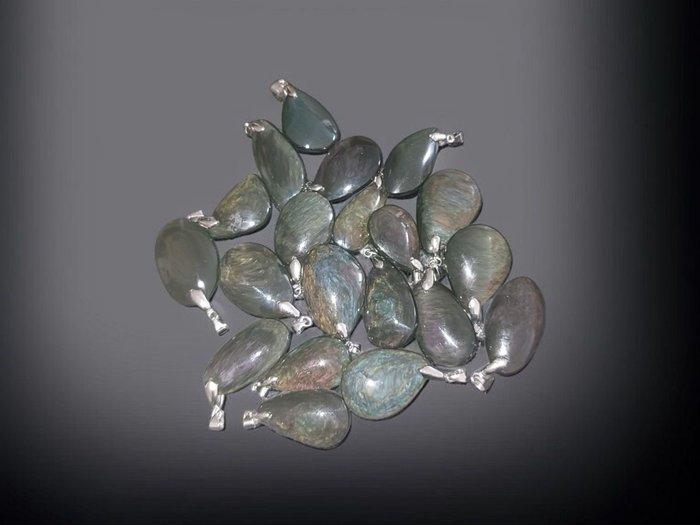 Set obsidianen Manta huichol. Zeldzaam mineraal van zeer, Verzamelen, Mineralen en Fossielen