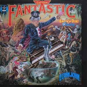 LP gebruikt - Elton John - Captain Fantastic And The Brow..., Cd's en Dvd's, Vinyl | Rock, Zo goed als nieuw, Verzenden