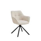 Draaistoel / vergaderstoel Jay met armleuning, zand (beige), Ophalen of Verzenden, Nieuw in verpakking, Bureau