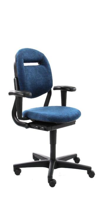 Ahrend 220 Blue Jeans ergonomische, refurbished bureaustoel