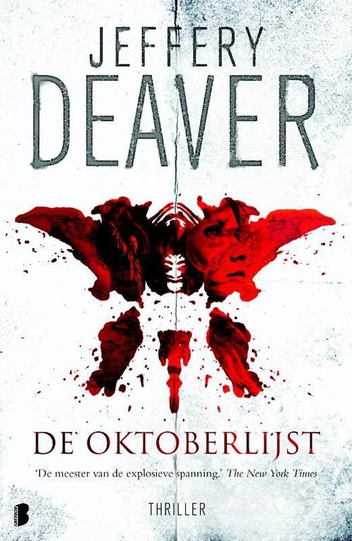 De oktoberlijst 9789000331765 Jeffery Deaver, Boeken, Thrillers, Gelezen, Verzenden