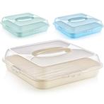 Lock & Fresh Vierkante Taartdoos 35 cm – Cake Bewaar- en, Huis en Inrichting, Ophalen of Verzenden, Nieuw