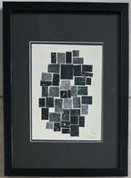 Siep Van Den Berg (1913-1998) - Collage in zwart en grijs, Antiek en Kunst