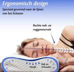 2dekans | EL-Life Orthopedisch Hoofdkussen tegen Nekklachten, Huis en Inrichting, Slaapkamer | Beddengoed, Ophalen of Verzenden