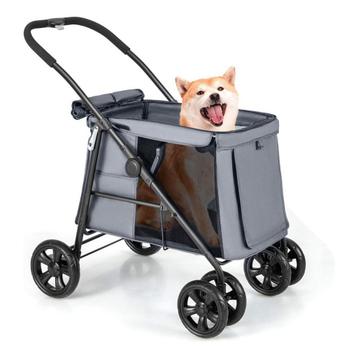Trendmix Opvouwbare XL Hondenbuggy Met Ademend Gaas En beschikbaar voor biedingen