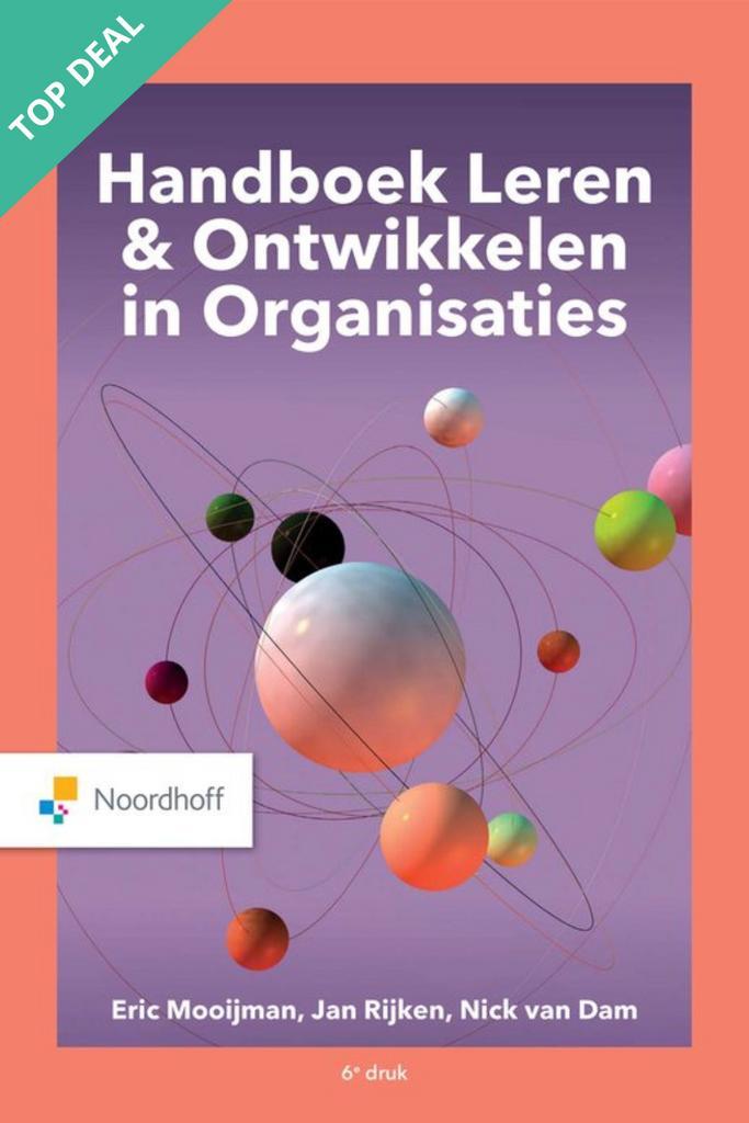 Handboek Leren & Ontwikkelen in Organisaties, 9789001299828, Boeken, Studieboeken en Cursussen, Zo goed als nieuw, Verzenden