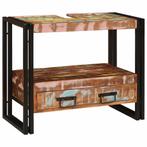 vidaXL Wastafelonderkast met lade Massief gerecycled hout en, Huis en Inrichting, Tafels | Kaptafels, Verzenden, Nieuw