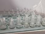 Schaakspel - Luxury Chess glass, Nieuw