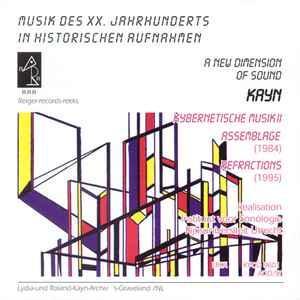 cd - Roland Kayn - Kybernetische Musik II = Cybernetic Mu..., Cd's en Dvd's, Cd's | Overige Cd's, Zo goed als nieuw, Verzenden