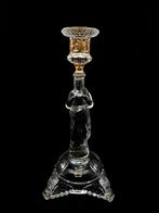 Val Saint Lambert - Kaarsenhouder Sacré cœur de Jésus et, Antiek en Kunst, Antiek | Glas en Kristal