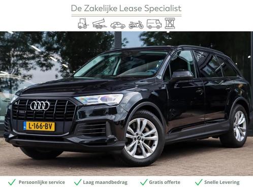 Audi Q7 55 TFSI e Quattro Pro Line B&O ACC Trekh Luchtvering, Auto's, Audi, Lease, Automaat, Financial lease, Q7, Hybride Elektrisch/Benzine