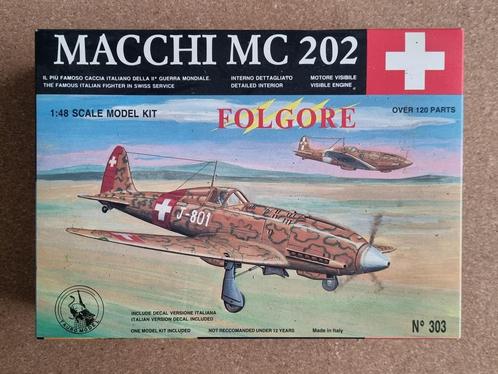 Tauro Model 303 Macchi MC 202 Folgore 1:48, Hobby en Vrije tijd, Modelbouw | Vliegtuigen en Helikopters, Verzenden