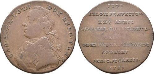 Bronze Jeton von Roetties 1769 duitser Orden: Karl Alexan..., Postzegels en Munten, Penningen en Medailles, Verzenden
