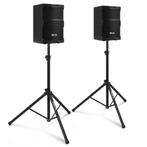 Power Dymamics PDY210A actieve speakerset met statieven - 10, Audio, Tv en Foto, Luidsprekers, Verzenden, Nieuw