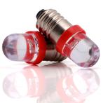 E10 LED lamp - 12V - Rood, Ophalen of Verzenden, Nieuw