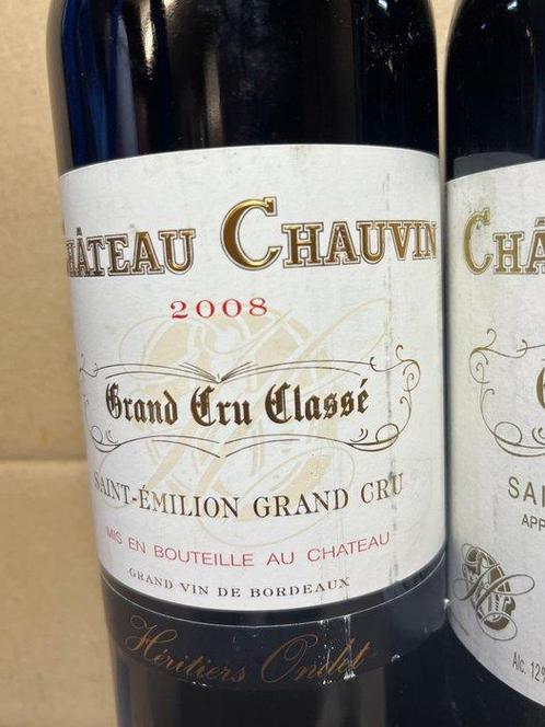 2008 & 1991 Château Chauvin , 1997 Château Grand Barrail, Verzamelen, Wijnen