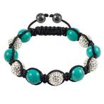 Fako Bijoux® - Armband - Disco Dots - Turquoise - Combi, Verzenden, Nieuw