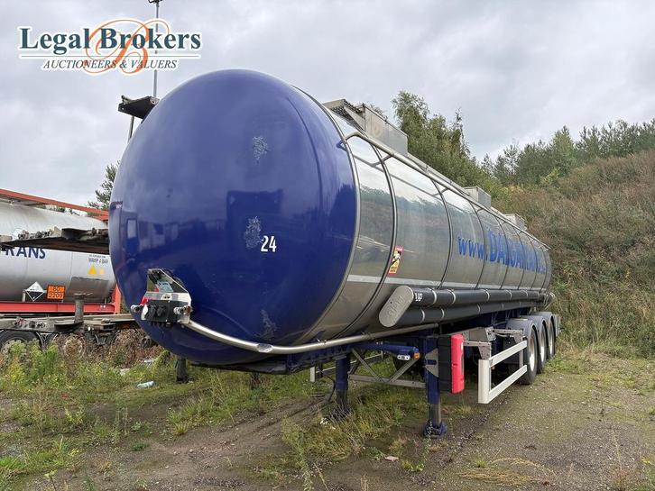 LAG O3-3-39 -oplegger + tank, Zakelijke goederen, Machines en Bouw | Transport, Ophalen of Verzenden