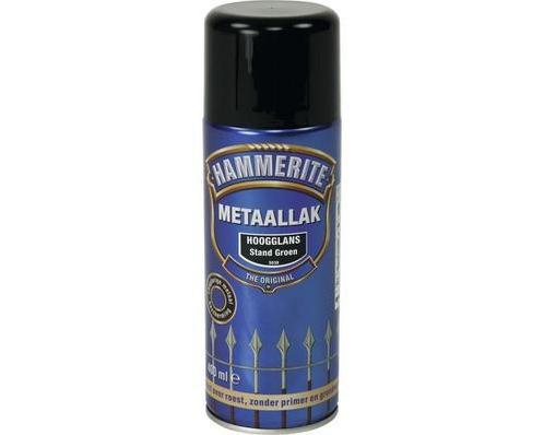 Hammerite Hoogglans Standgroen S038 Spuitbus 400 ml, Doe-het-zelf en Verbouw, Verf, Beits en Lak, Nieuw, Ophalen of Verzenden