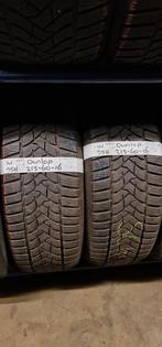 2x 215-60-16 Dunlop Winter 6.2mm €35 Per Band 215 60 16, Ophalen, 16 inch, Winterbanden, Band(en)