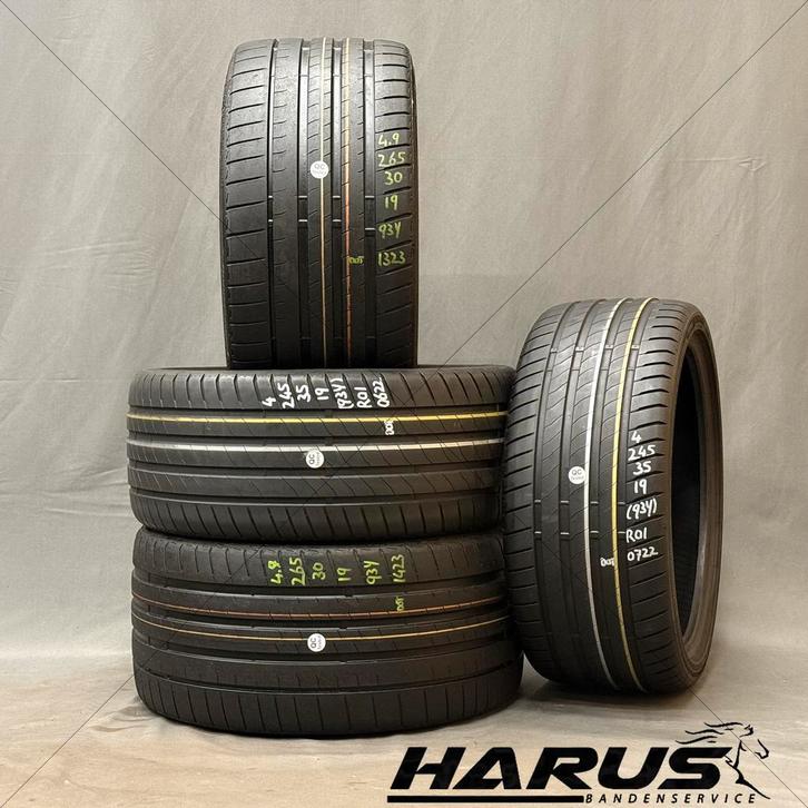 245/35/19 265/30/19 Bridgestone zomerbanden 4/4,9mm profiel, Auto-onderdelen, Banden en Velgen, 19 inch, Erkend duurzaam, Zomerbanden