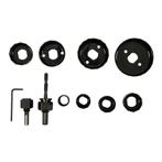 Silverline Gatenboor set - 11-delig - Ø 19-64 mm - Voor h.., Ophalen of Verzenden, Nieuw