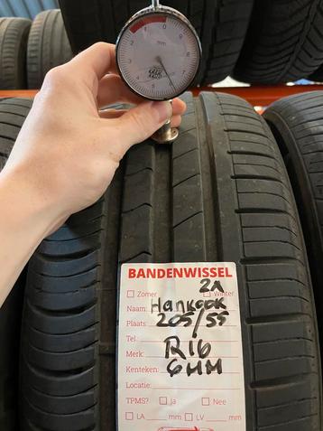 2x hankook 205 55 R16 *ZOMER* 6MM gratis montage beschikbaar voor biedingen