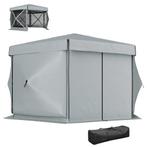 TRUUSK Paviljoen Zeshoekig Ca. 3,6x3m Waterdicht Pop-up Vouw, Tuin en Terras, Partytenten, Verzenden, Nieuw