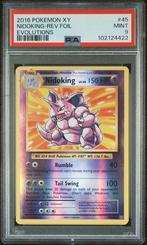 2016 Pokemon XY Evolutions - Nidoking (Rev. Holo) #45 - PSA, Hobby en Vrije tijd, Verzamelkaartspellen | Pokémon, Verzenden, Nieuw