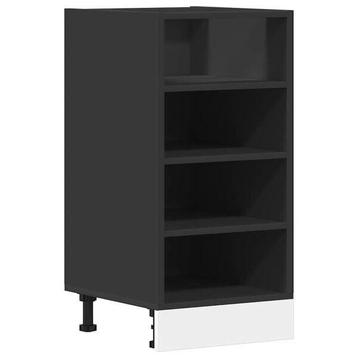 Onderkast zwart 40x44,5x81,5 | retourdeal 55% beschikbaar voor biedingen