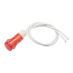 Neon Signaallamp indicator 12V - paneelmontage  - Rood, Auto-onderdelen, Verlichting, Verzenden, Nieuw