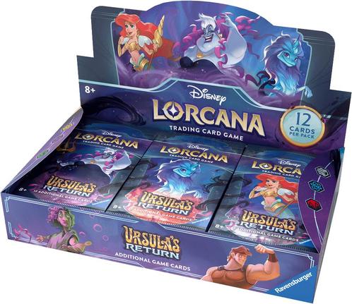 Disney Lorcana TCG - Ursulas Return Boosterbox |, Hobby en Vrije tijd, Verzamelkaartspellen | Overige, Nieuw, Verzenden