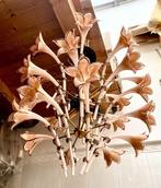 Kroonluchter - groot sculpturaal de lilly rosa di murano in