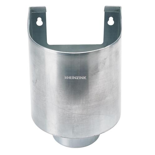 RHEINZINK Vergaarbak Mini 80 mm met uitsparing - Walsblank, Doe-het-zelf en Verbouw, Buizen en Afvoer, Ophalen of Verzenden