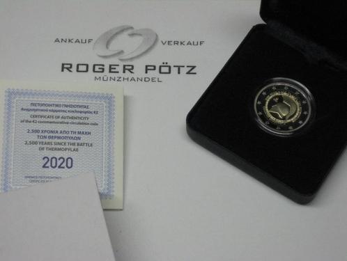 2 Euro Griechenland 2020 Pp Thermopylae, Postzegels en Munten, Munten | Europa | Euromunten, Verzenden