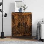 vidaXL Dressoir 69,5x34x90 cm bewerkt hout gerookt, Huis en Inrichting, Kasten | Dressoirs, Verzenden, Nieuw, 50 tot 100 cm, 25 tot 50 cm