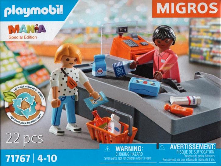 Playmobil Migros Kassa met Boodschappen – 71767 (Nieuw), Kinderen en Baby's, Speelgoed | Playmobil, Nieuw, Verzenden