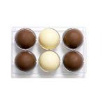 Chocolade Holvorm Halve Bol (6x) Ø75 mm, Verzenden, Nieuw