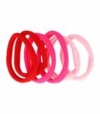 Haarelastieken Endless Armband Rood Roze, Verzenden, Nieuw