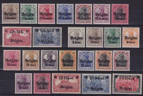 België 1914/1921 - Volledige verzameling bezettingszegels -, Postzegels en Munten, Postzegels | Europa | België