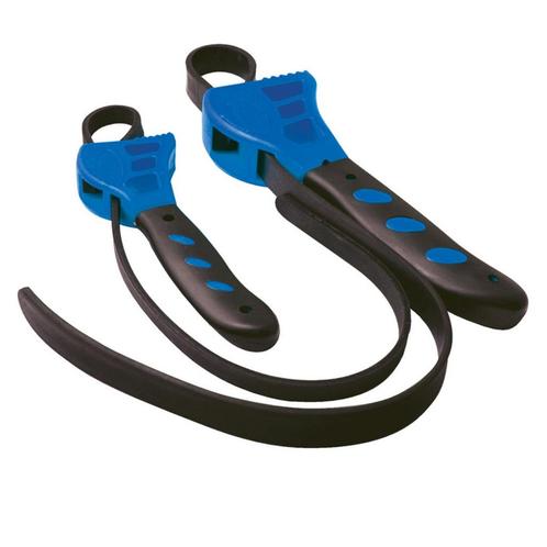 Silverline Oliefiltersleutel set - 500 en 600 mm - Antisl..., Auto diversen, Autogereedschap, Nieuw, Ophalen of Verzenden