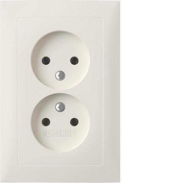 Hager Berker S.1 Wandcontactdoos (WCD-schakelmateriaal), Doe-het-zelf en Verbouw, Elektra en Kabels, Overige typen, Nieuw, Verzenden