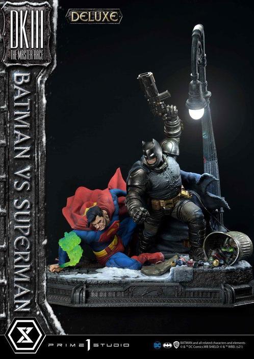 DC Comics Statue Batman Vs. Superman (The Dark Knight Return, Verzamelen, Beelden en Beeldjes, Ophalen of Verzenden