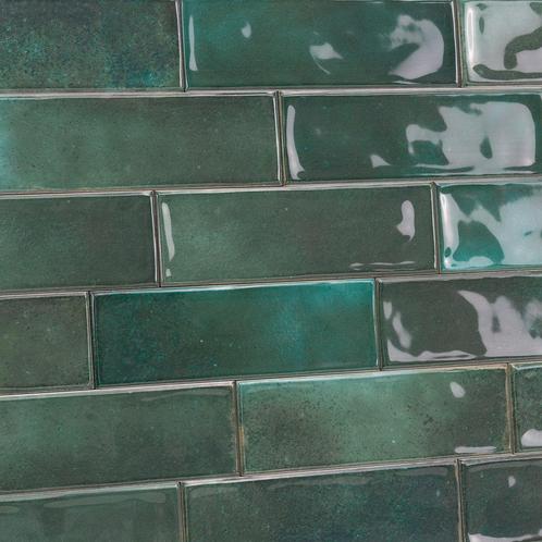Wandtegels handvorm 6,5x20 cm Emerald glans-0,78m², Doe-het-zelf en Verbouw, Tegels, Nieuw, Verzenden