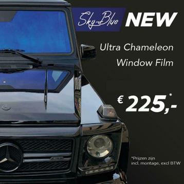 Ramen tinten met Skyblue Chameleon folie - Unieke look! beschikbaar voor biedingen