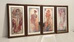 Alphons Mucha (1860-1939) (after) - The four seasons -, Antiek en Kunst
