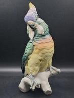 Karl Ens, Volkstedt - Beeldje - Papegaai - Porselein, Antiek en Kunst
