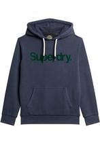 -50% Superdry  Superdry Core logo hoodie navy  maat L, Kleding | Heren, Verzenden, Nieuw, Blauw