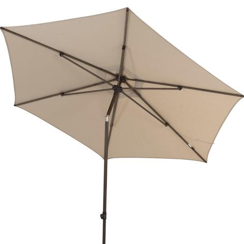 Azzurro stokparasol 300 cmØ wenge frame zand 4 Seasons, Tuin en Terras, Parasols, Nieuw, Ophalen of Verzenden