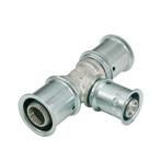MultiTubo Persfitting metaal vertind T-stuk 25 x 25 x 25 mm, Doe-het-zelf en Verbouw, Buizen en Afvoer, Ophalen of Verzenden, Nieuw